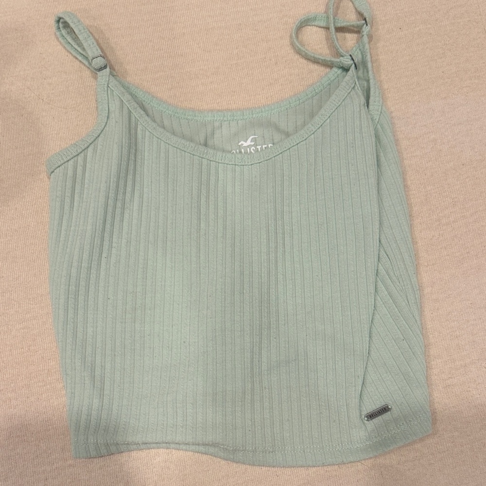 Hollister Women's Mint Ribbed Camisole